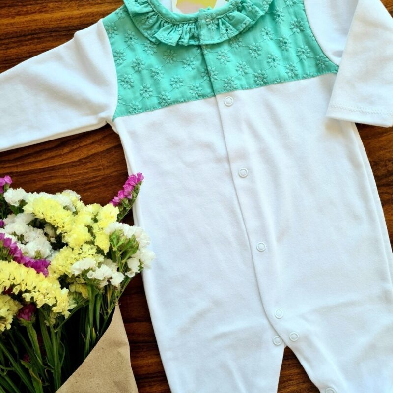 Babygrow Bordado - Verde