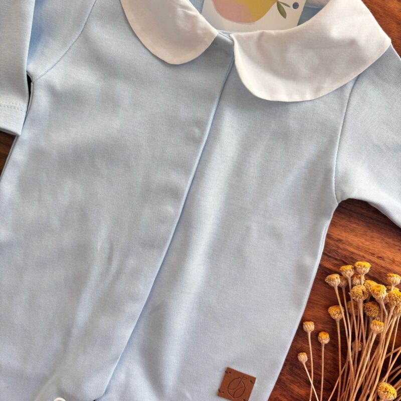 Babygrow Limãozinho - azul claro