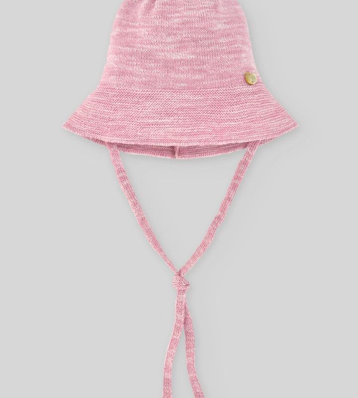 Chapéu de malha Rosa