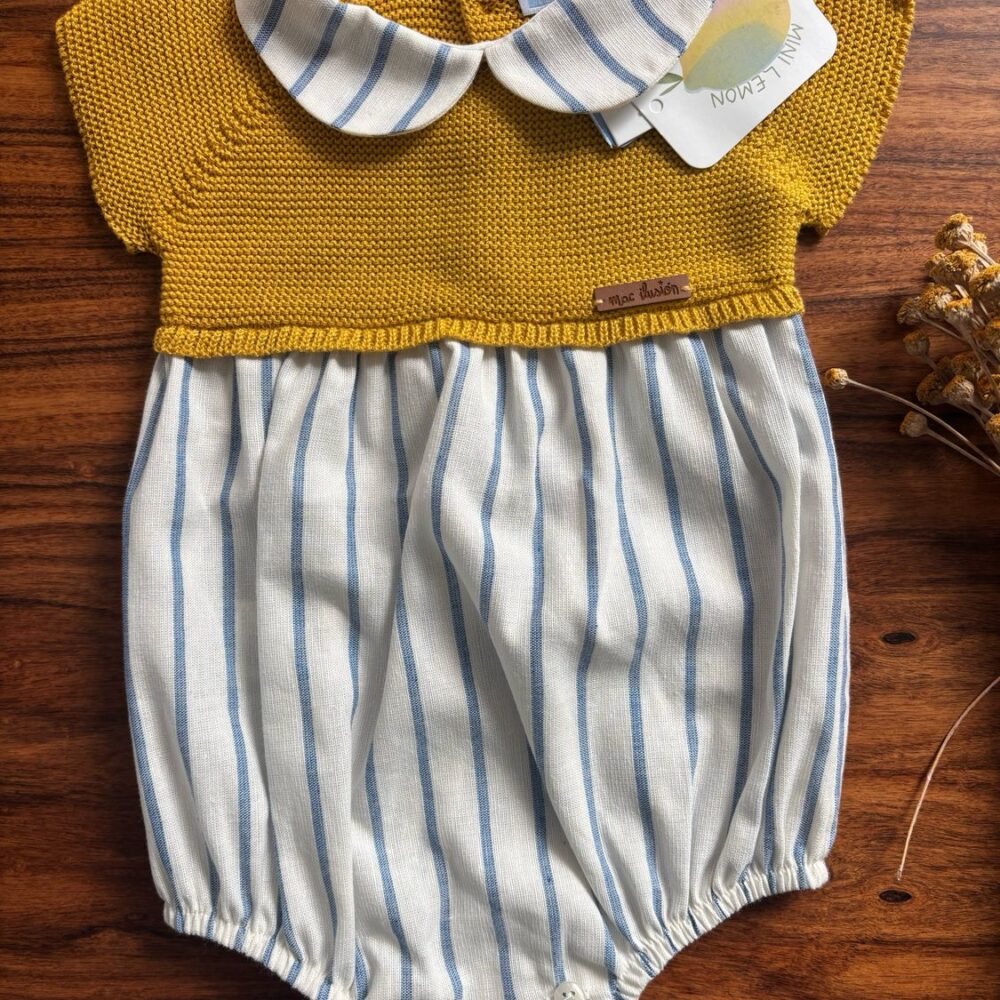 Fofo combinado riscas Amarelo ECO RADIANT Amarelo