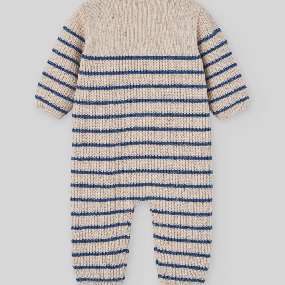 Babygrow malha Mar Bege