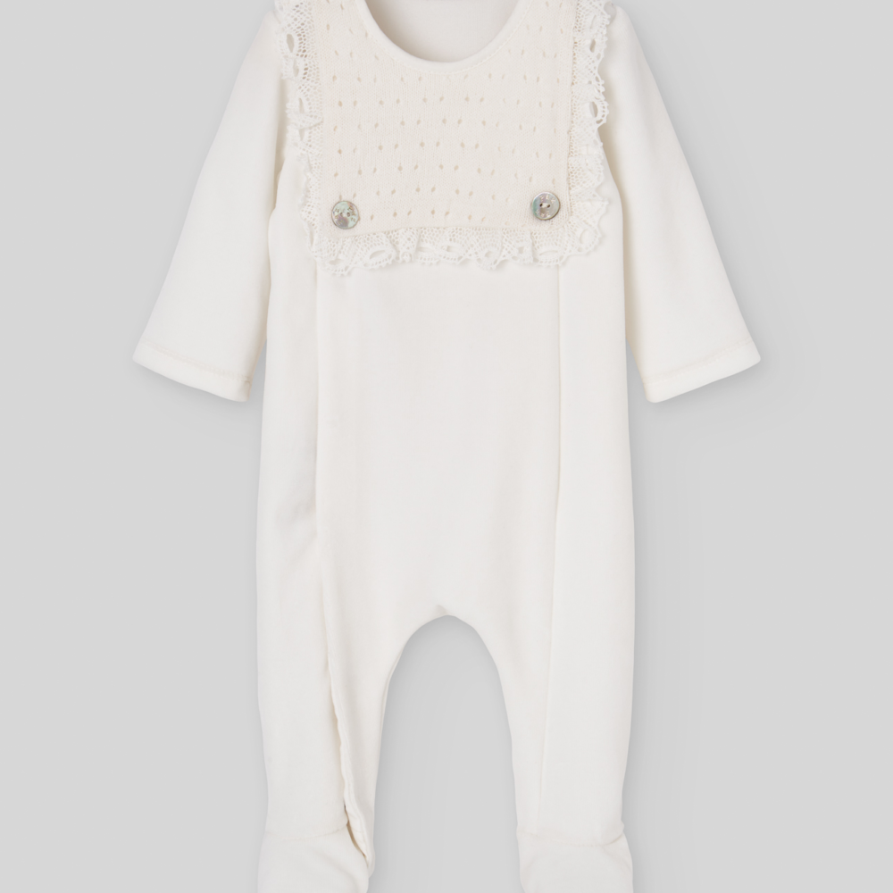 Babygrow Ternura 2 Branco Pérola