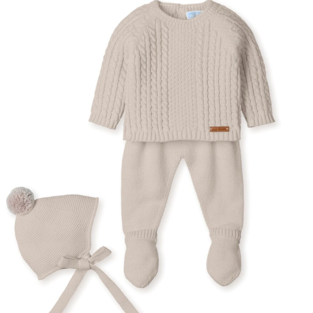 Conjunto Natural Laurel Bege Areia